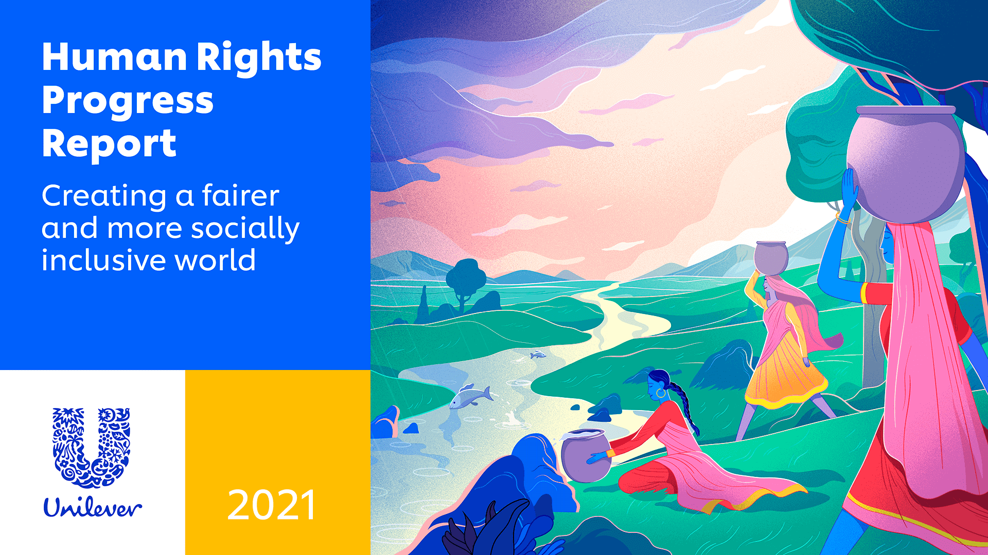 Cover of our Human Rights Report 2021