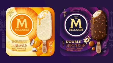 Magnum Sunlover and Starchaser multi-packs. The Magnum brand sits within Unilever’s Ice Cream business group.
