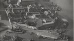 An aerial shot of a factory