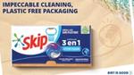 Blue Skip capsules in plastic-free packaging