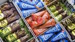 A selection of Magnum, Cornetto and Ben & Jerry’s in a freezer cabinet.