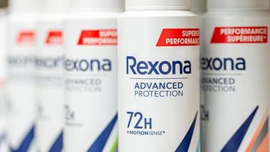 A selection of Rexona Advanced Protection deodorants. Rexona is one of Unilever’s €1 billion brands.