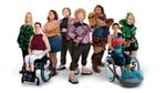 A diverse group of four women alongside their computer-generated avatars – video game characters designed to look like them.