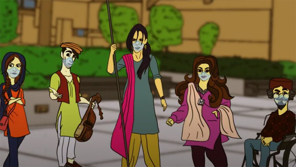 COVID-19 superheroes in Pakistan