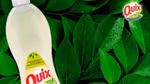 A bottle of Quix dishwasher liquid