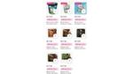 Food Panda home page featuring a set of adverts for various Unilever ice cream brands