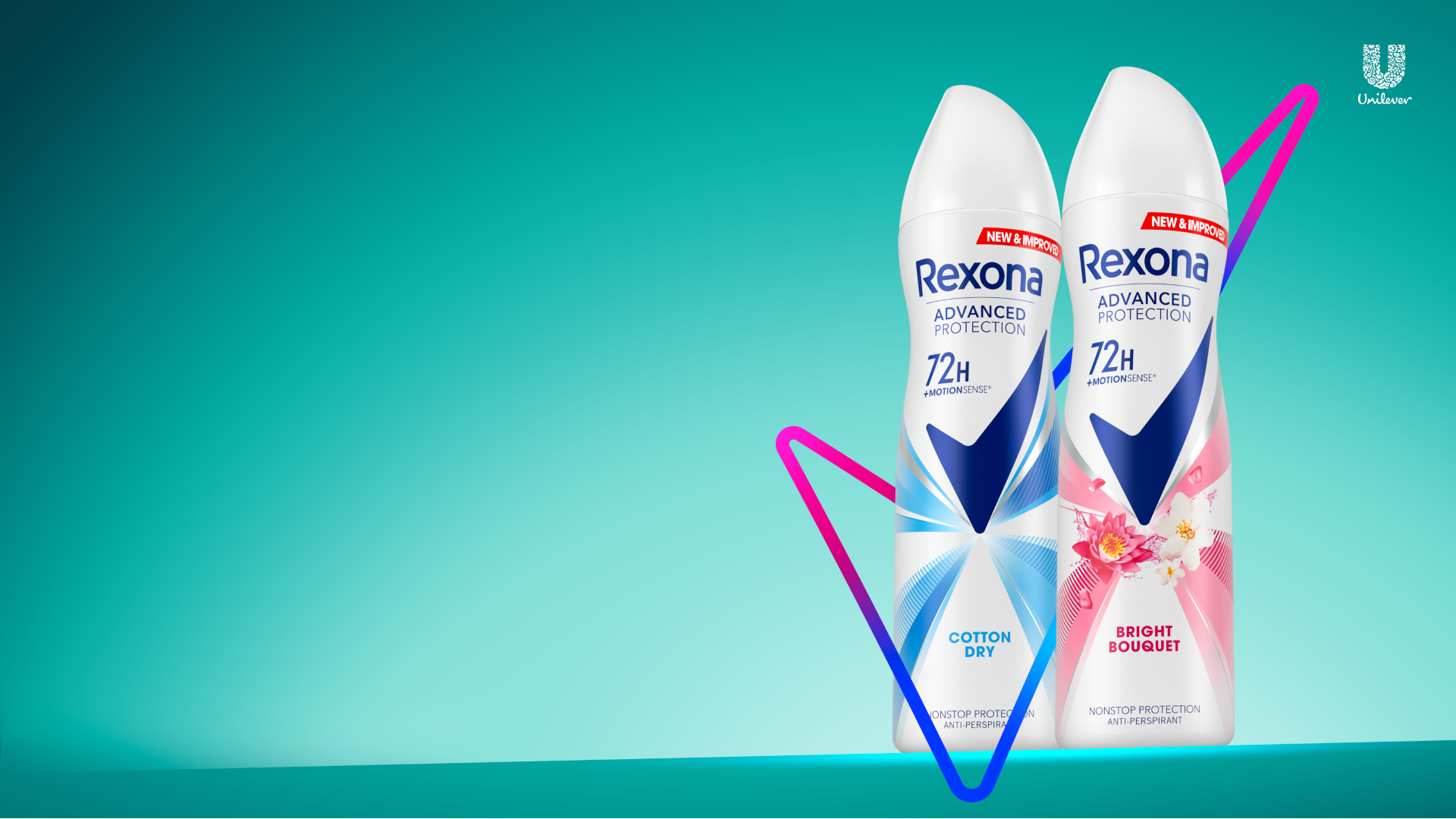 Rexona longer-lasting deodorants