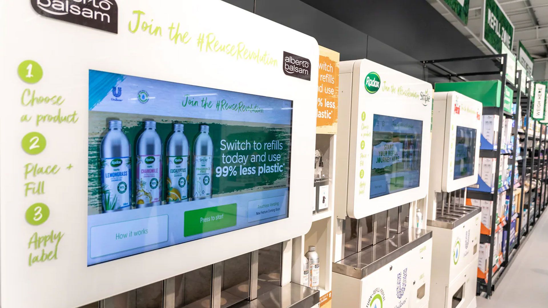 Refill station Asda