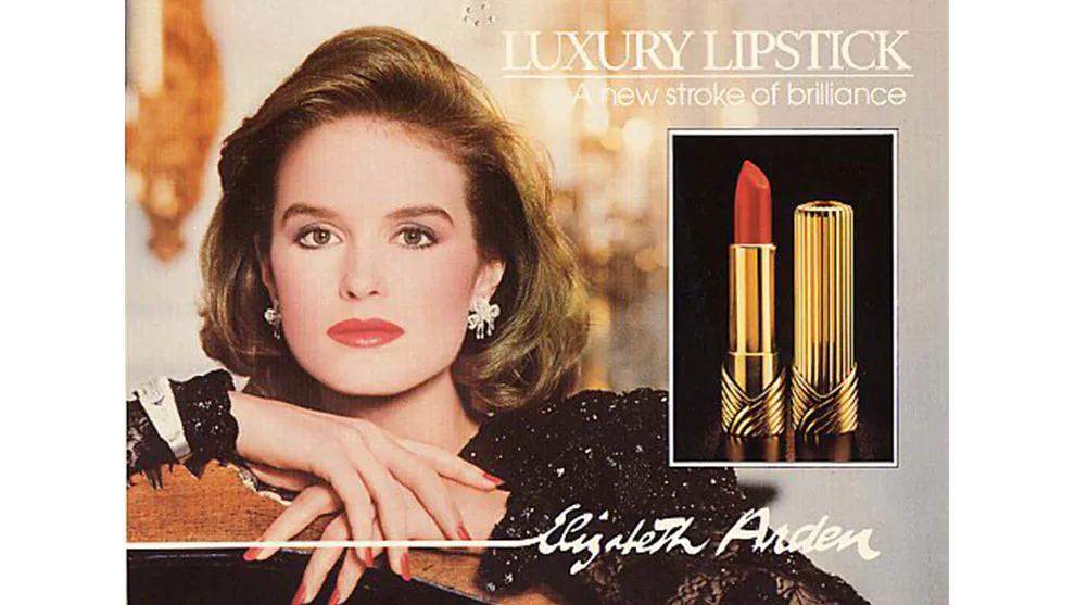 An Elizabeth Arden lipstick advert