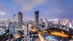 Mumbai Skyline in India.