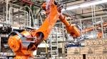 Automated picking machine placing packs of Dove Beauty Bars onto a pallet at Unilever’s Mannheim factory in Germany