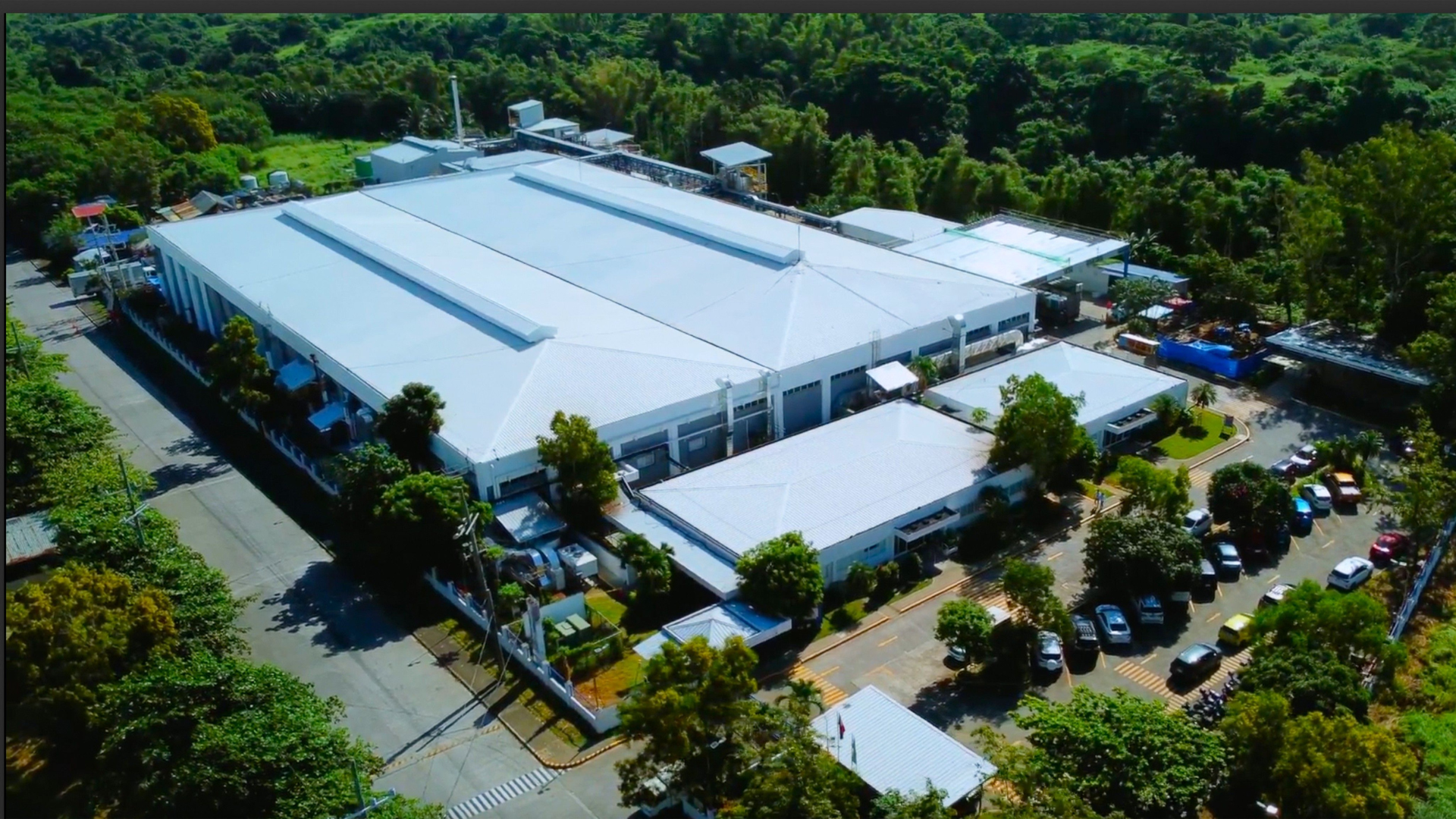 Aerial view of the new Cavite factory