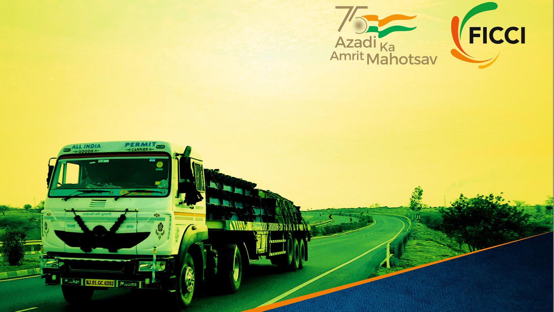 The image shows a large truck on a road, with the text ‘Industry Code of Conduct for Commercial Vehicle June 2022