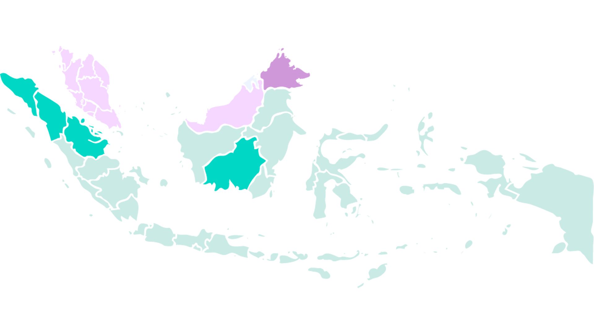A map of our landscape programmes within Southeast Asia