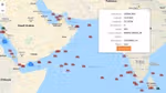The Virtual Ocean Control Tower dashboard looking over the Indian ocean